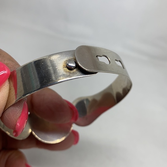 Stunning Art Nouveau sterling cherub bracelet - Picture 9 of 15